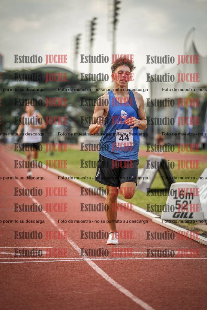 Fotos de los 1500 m llanos de varones - decatlón 10