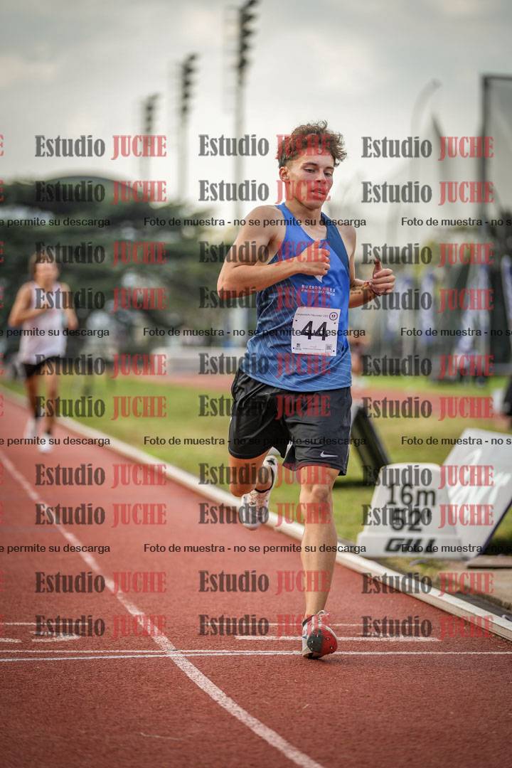 Fotos de los 1500 m llanos de varones - decatlón 10