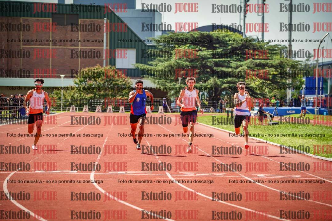 Fotos de los 200 m llanos de varones