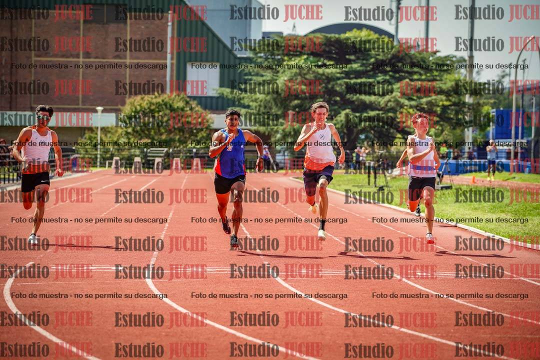 Fotos de los 200 m llanos de varones