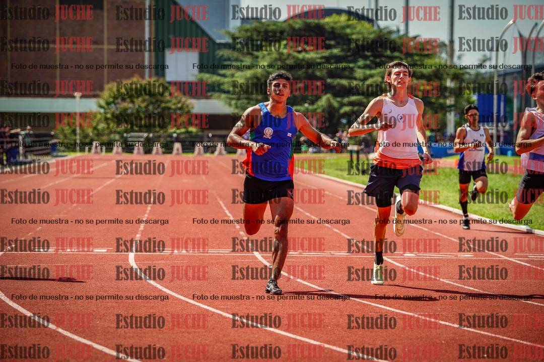 Fotos de los 200 m llanos de varones