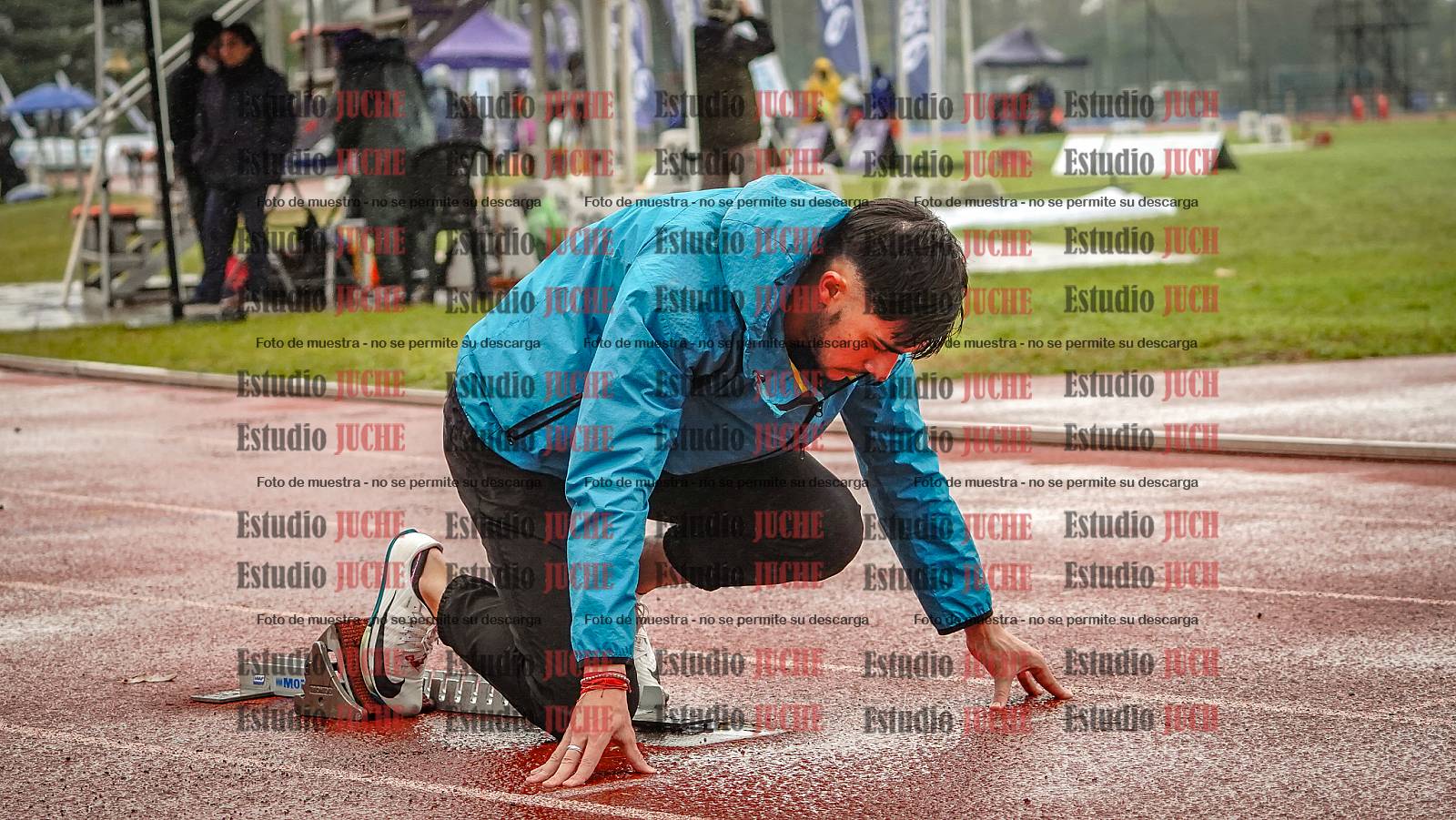 Fotos de los 400 m de varones - FINAL