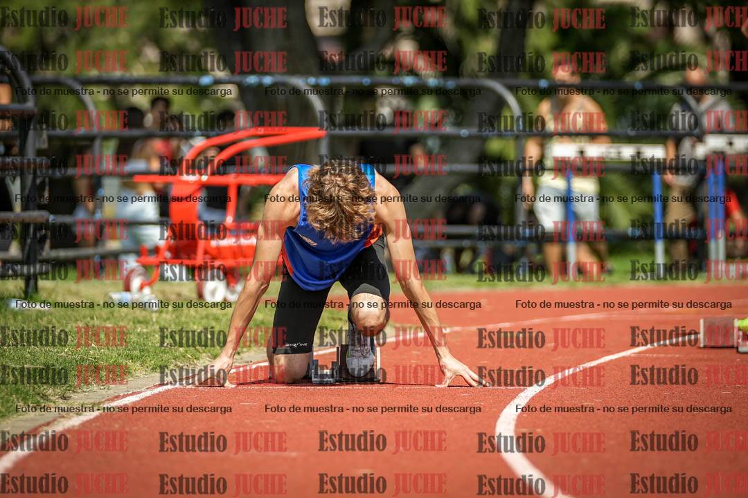 Fotos de los 200 m llanos de varones