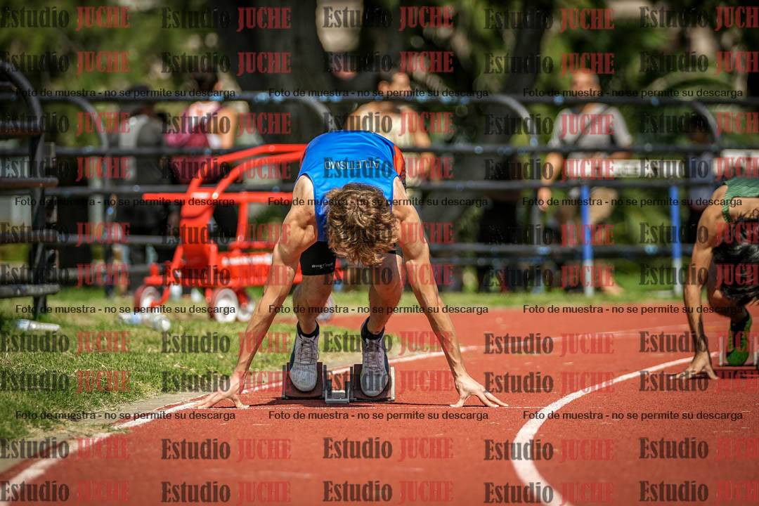 Fotos de los 200 m llanos de varones