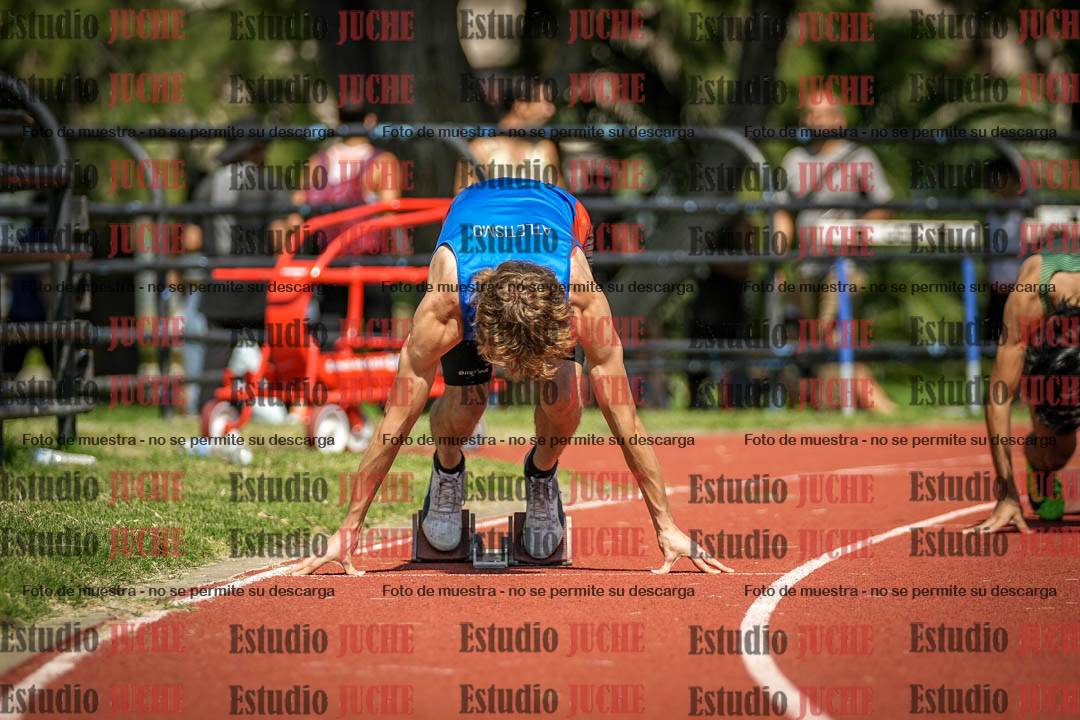 Fotos de los 200 m llanos de varones