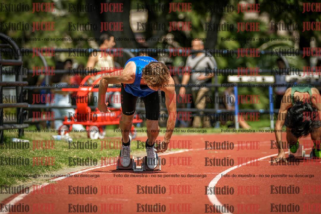 Fotos de los 200 m llanos de varones