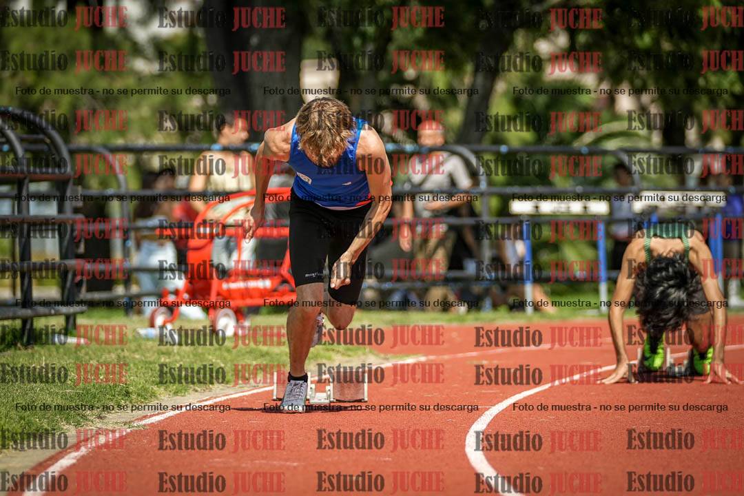 Fotos de los 200 m llanos de varones