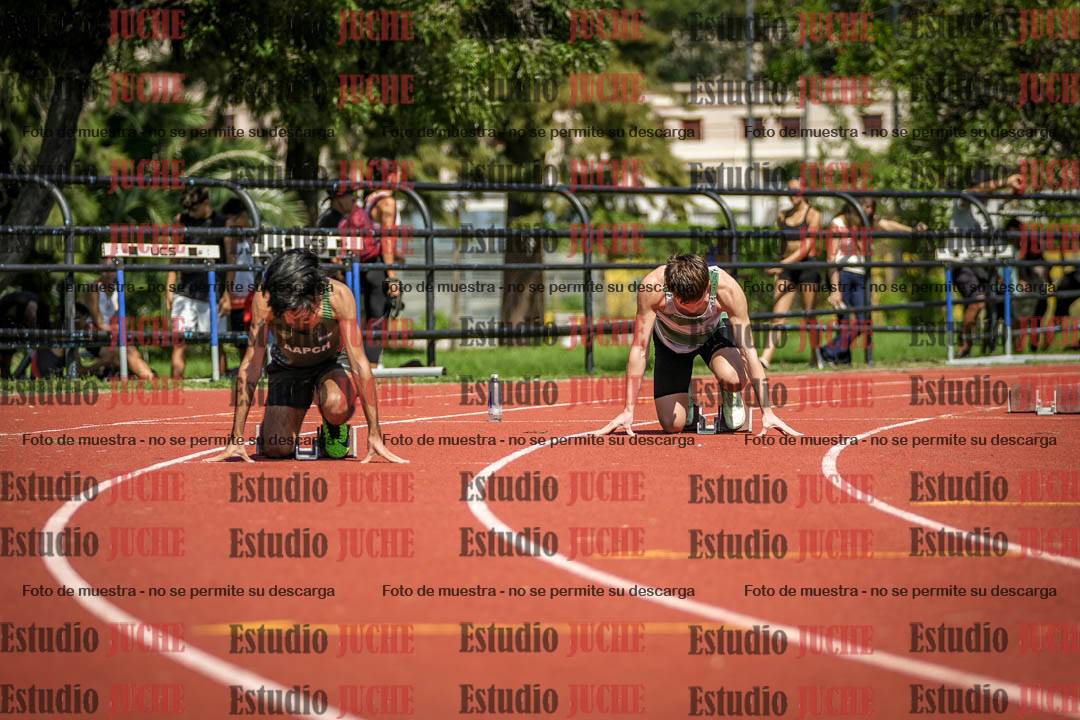 Fotos de los 200 m llanos de varones