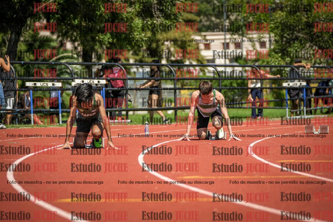Fotos de los 200 m llanos de varones