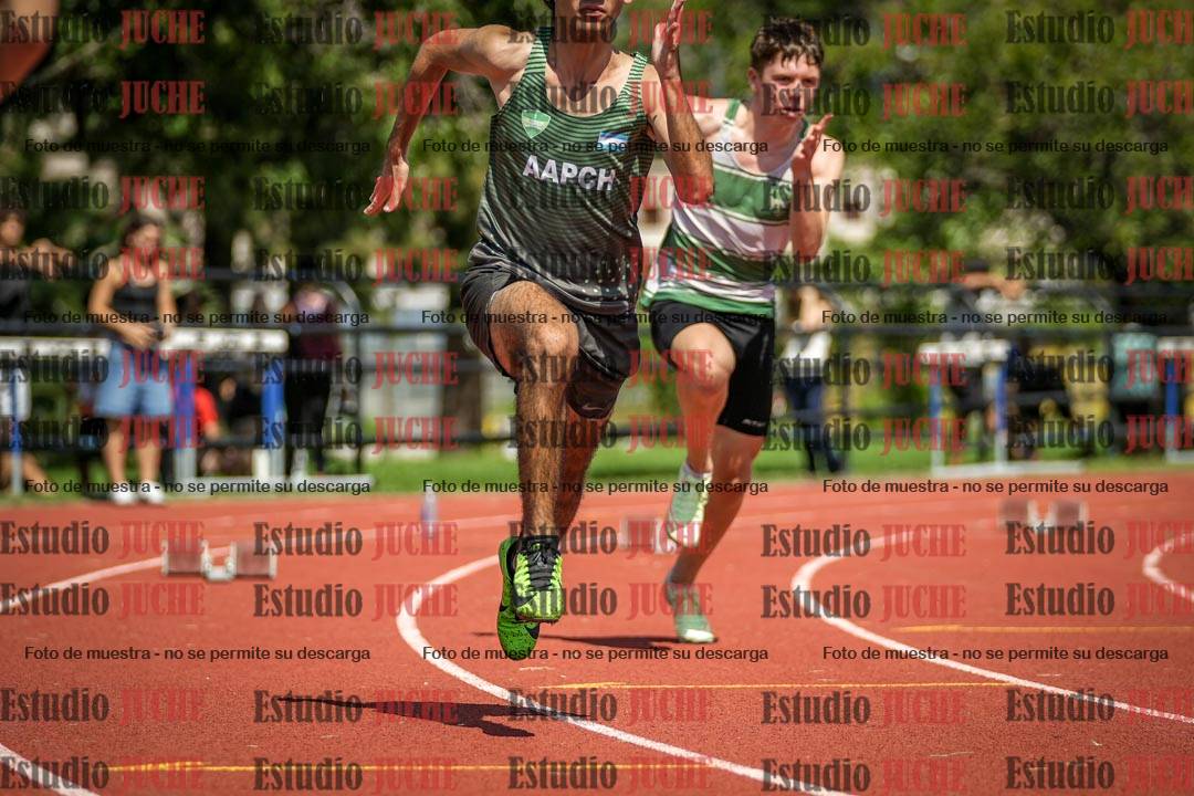 Fotos de los 200 m llanos de varones