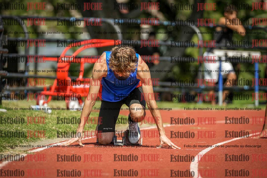 Fotos de los 200 m llanos de varones