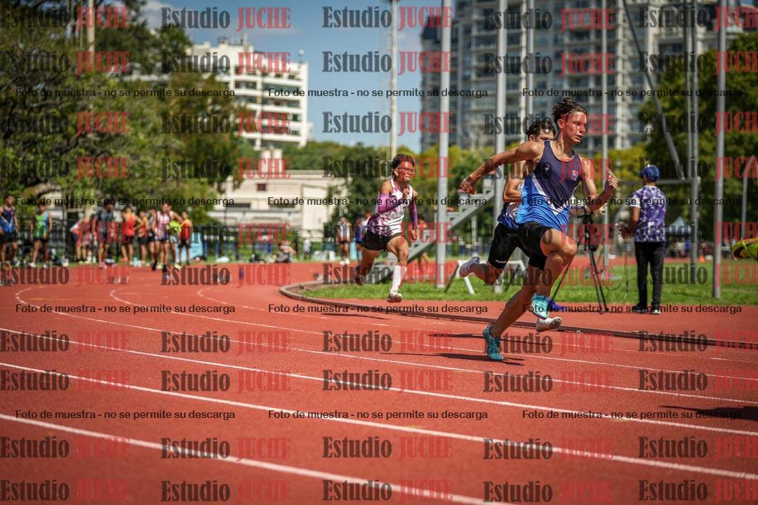 Fotos de los 200 m llanos de varones
