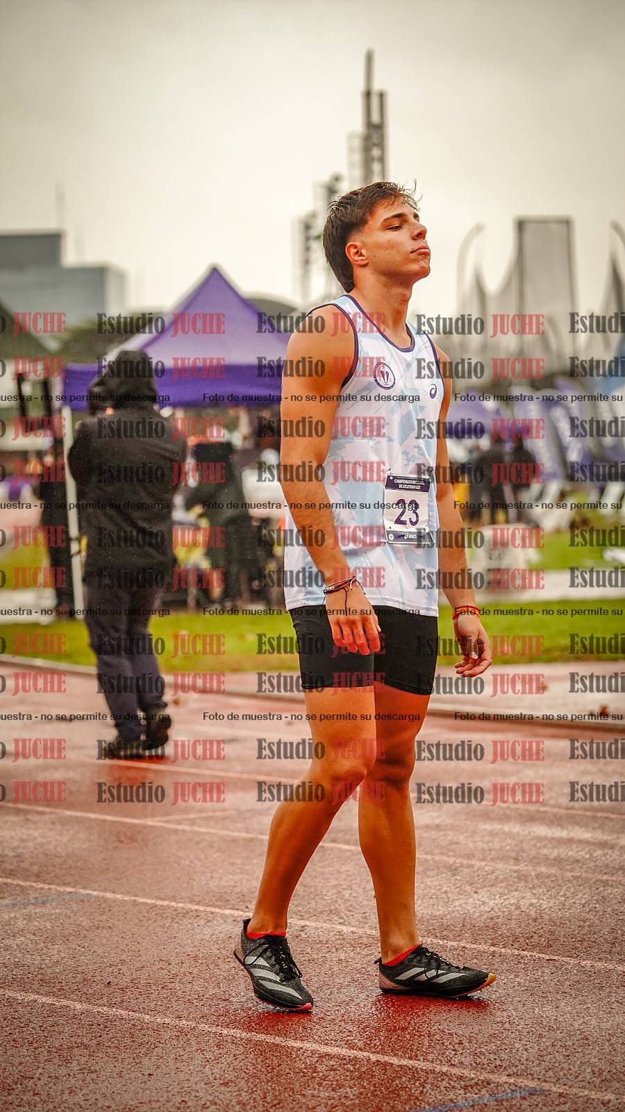 Fotos de los 400 m de varones - FINAL