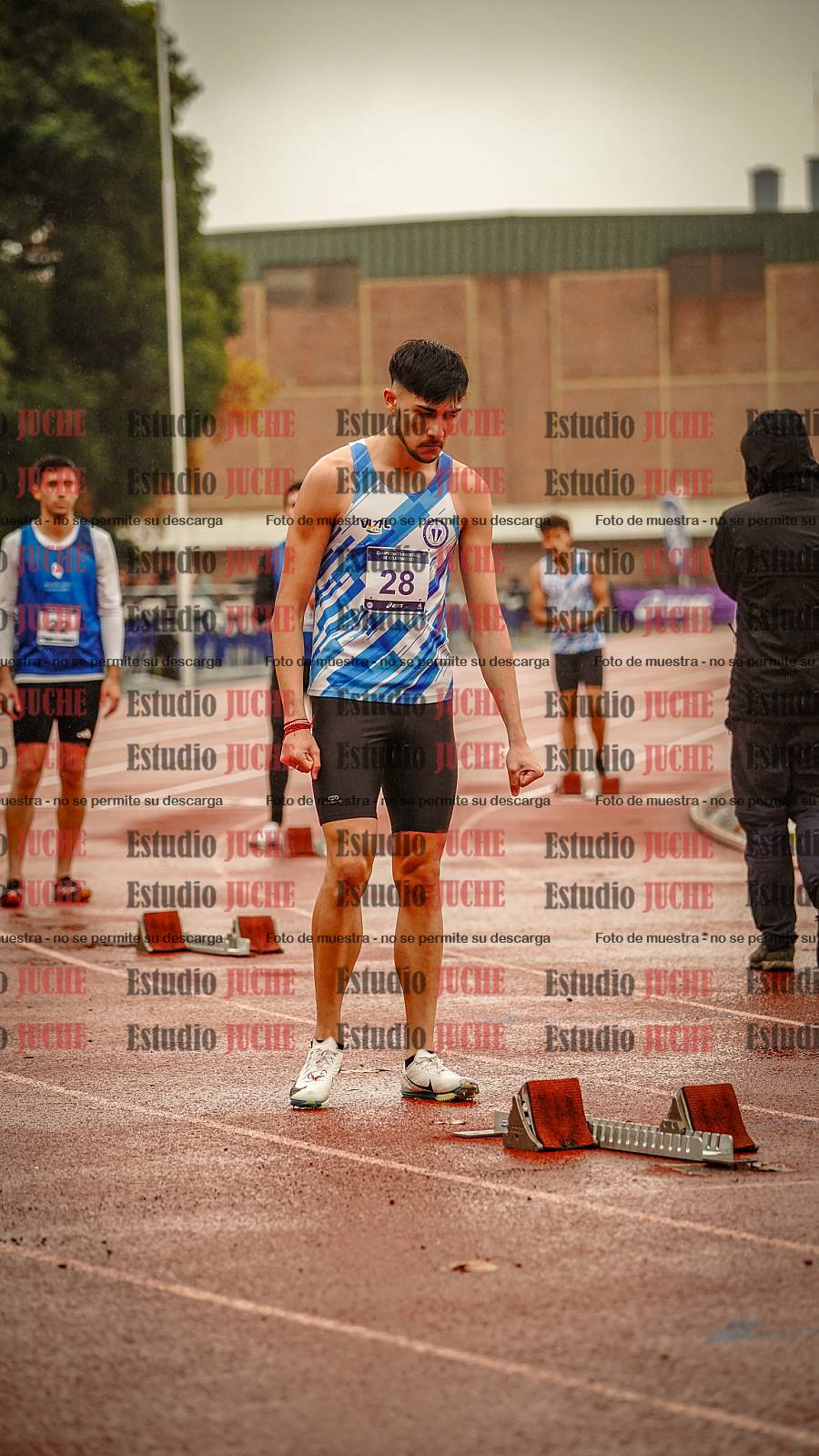 Fotos de los 400 m de varones - FINAL