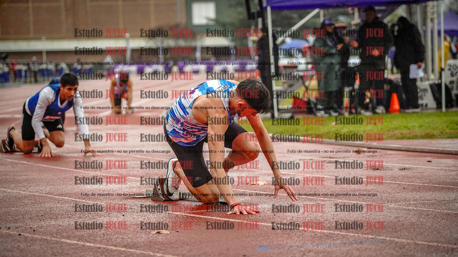 Fotos de los 400 m de varones - FINAL