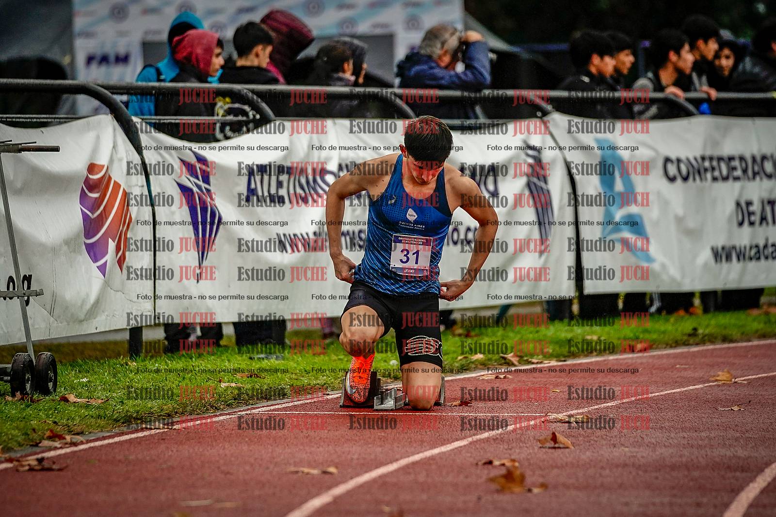 Fotos de los 400 m de varones - FINAL