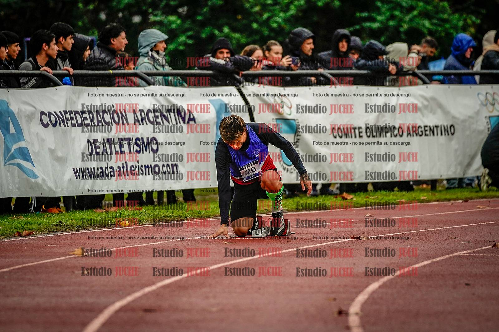 Fotos de los 400 m de varones - FINAL