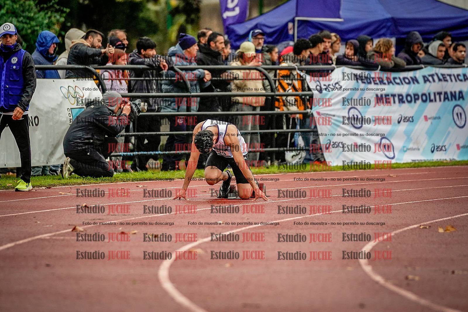 Fotos de los 400 m de varones - FINAL