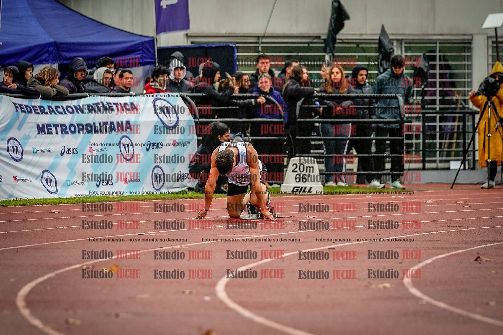 Fotos de los 400 m de varones - FINAL