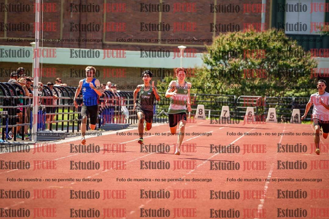 Fotos de los 200 m llanos de varones