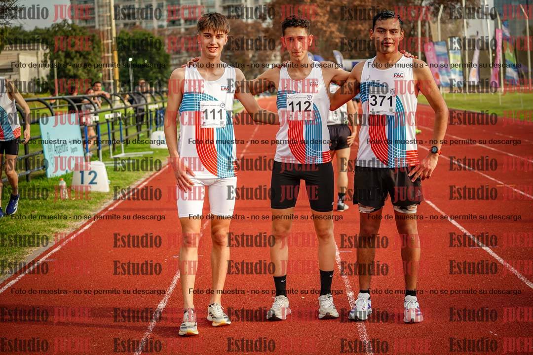 Fotos de los 5000 m llanos de varones