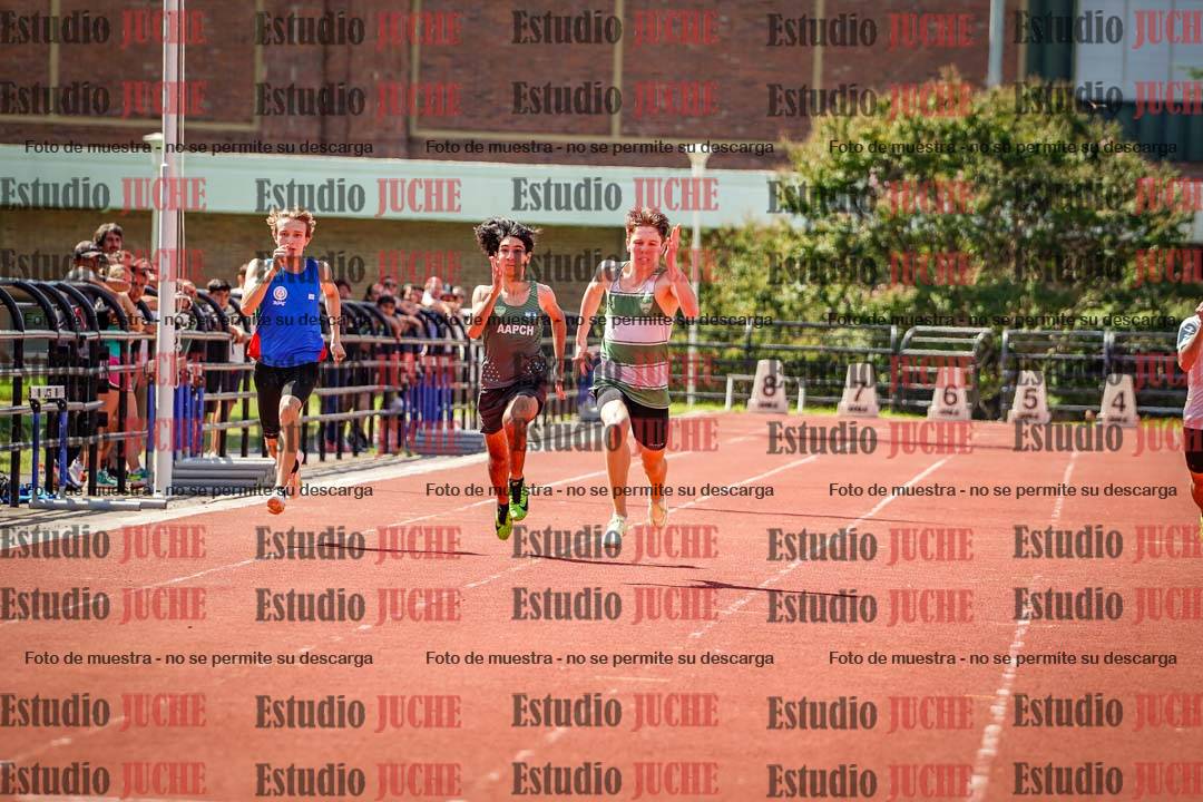 Fotos de los 200 m llanos de varones