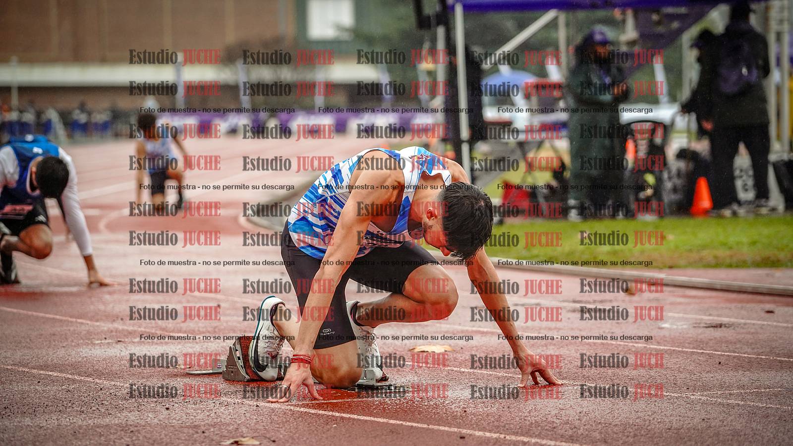 Fotos de los 400 m de varones - FINAL