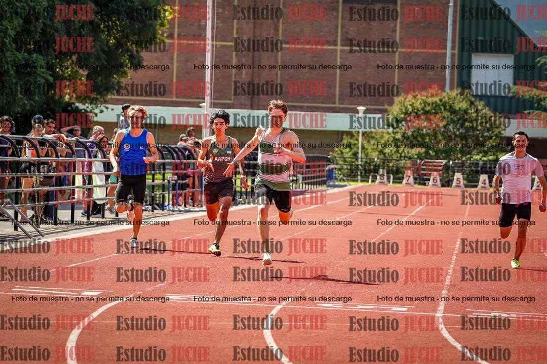 Fotos de los 200 m llanos de varones