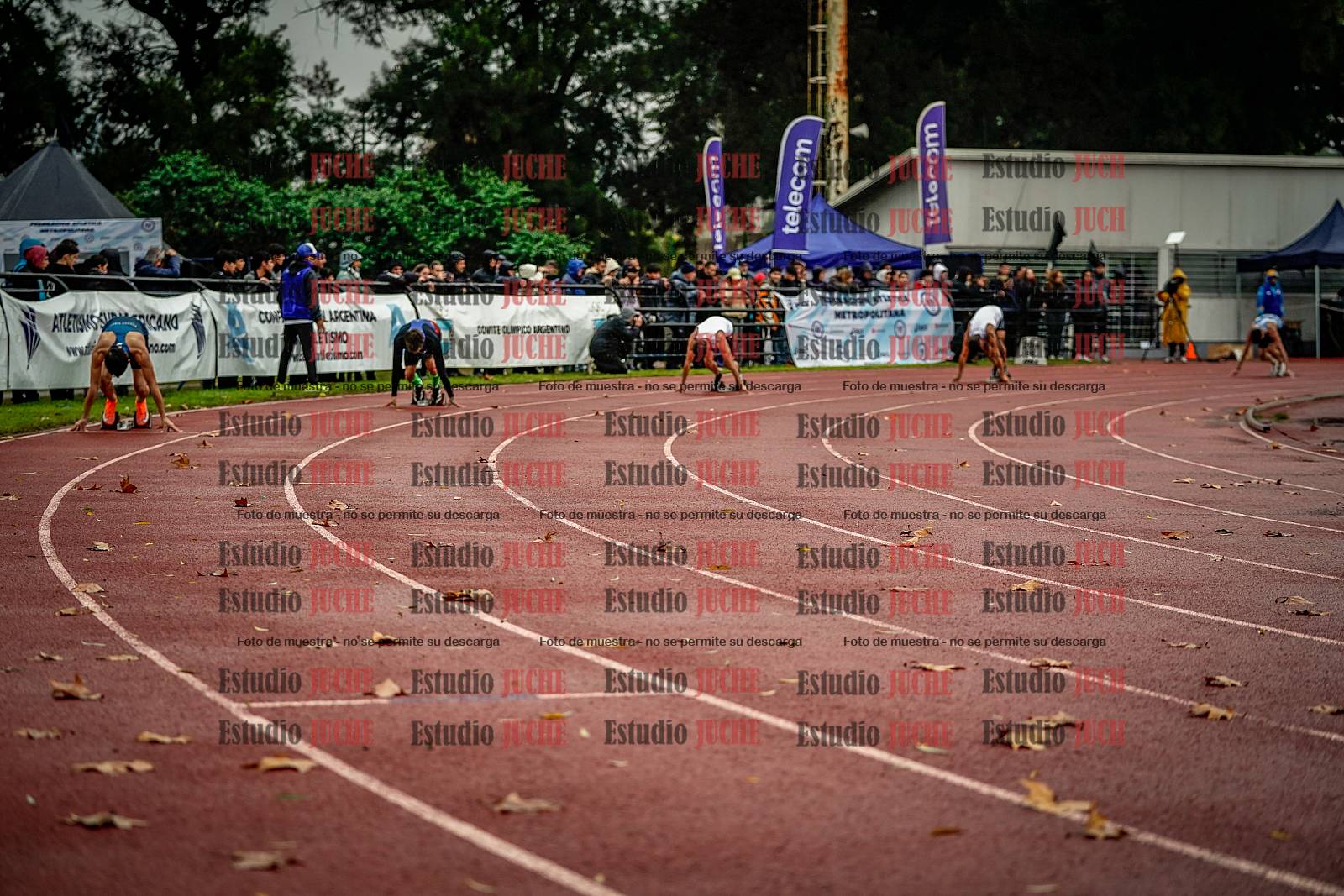 Fotos de los 400 m de varones - FINAL