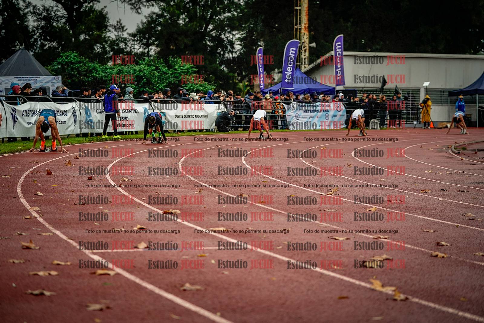 Fotos de los 400 m de varones - FINAL