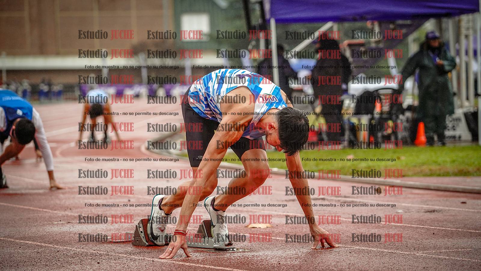 Fotos de los 400 m de varones - FINAL