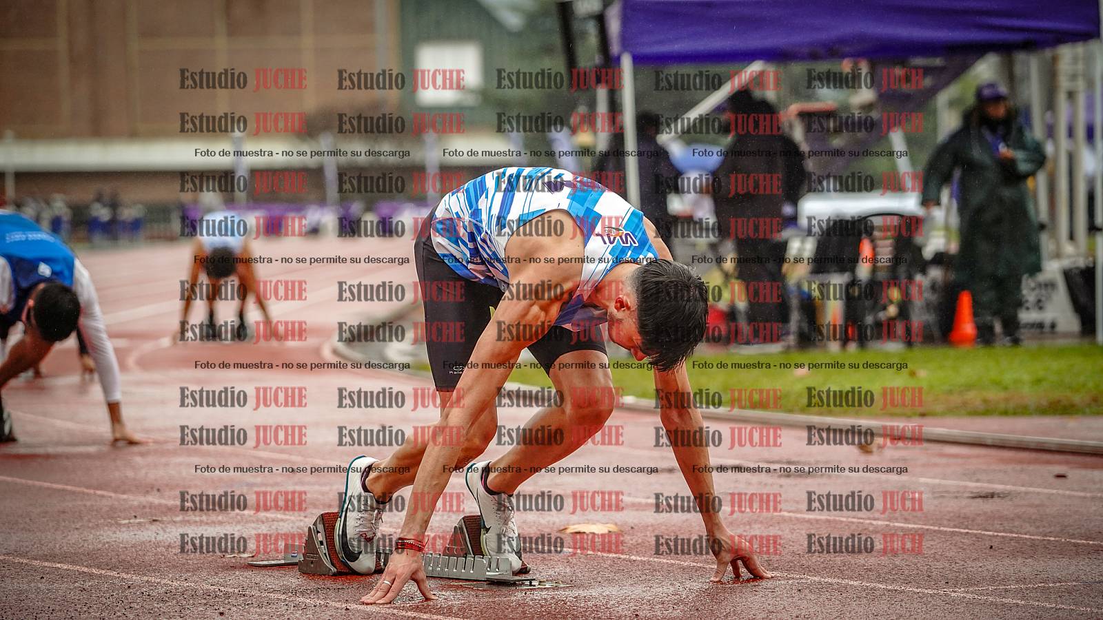 Fotos de los 400 m de varones - FINAL