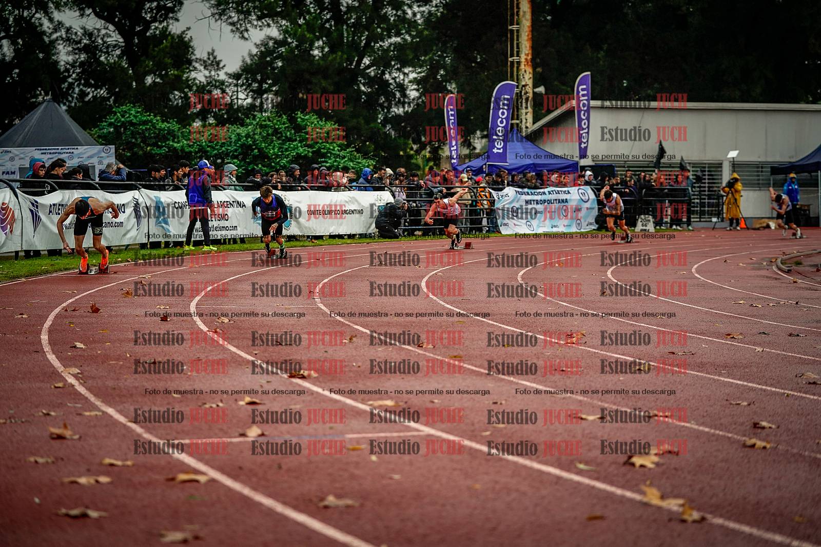 Fotos de los 400 m de varones - FINAL