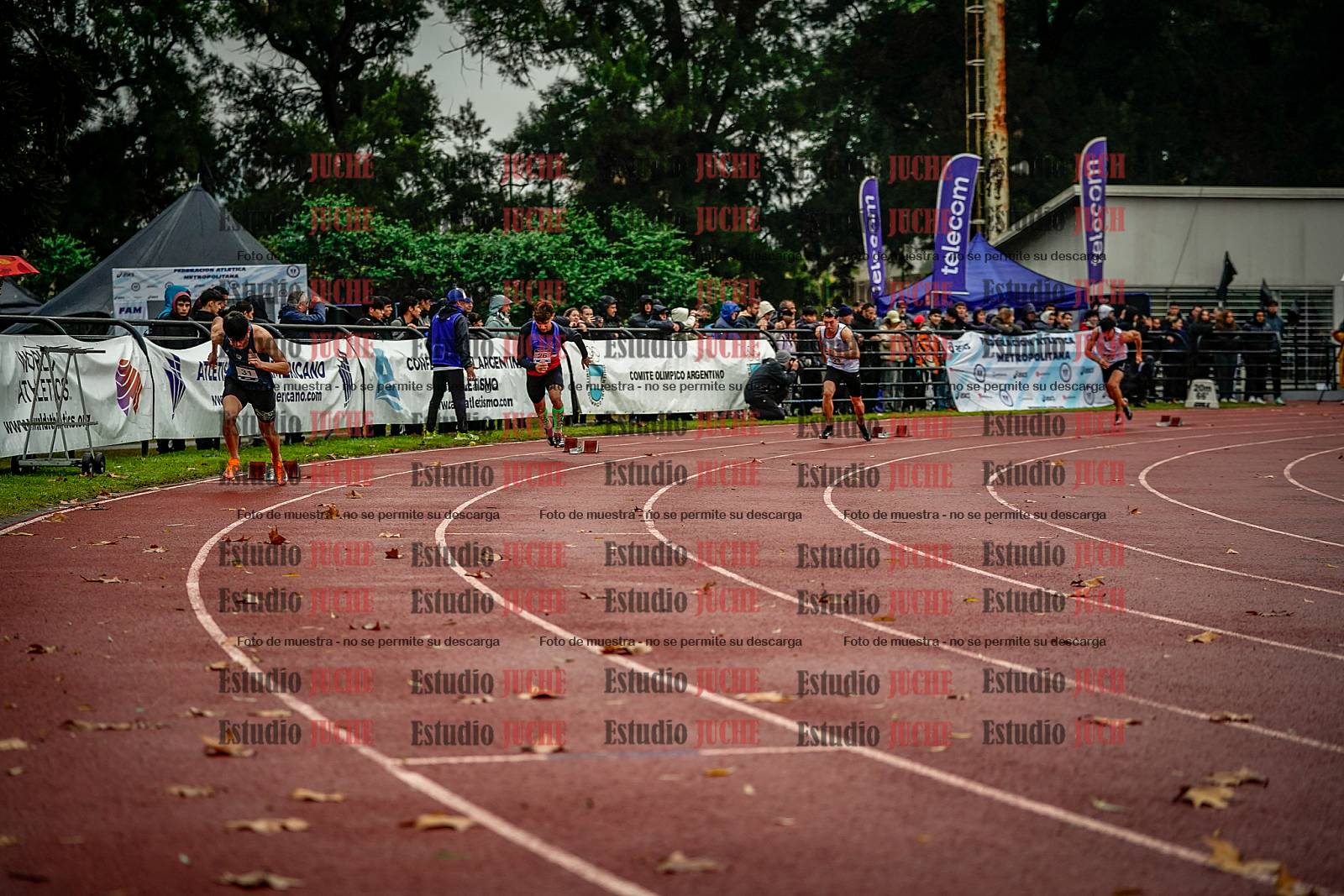 Fotos de los 400 m de varones - FINAL