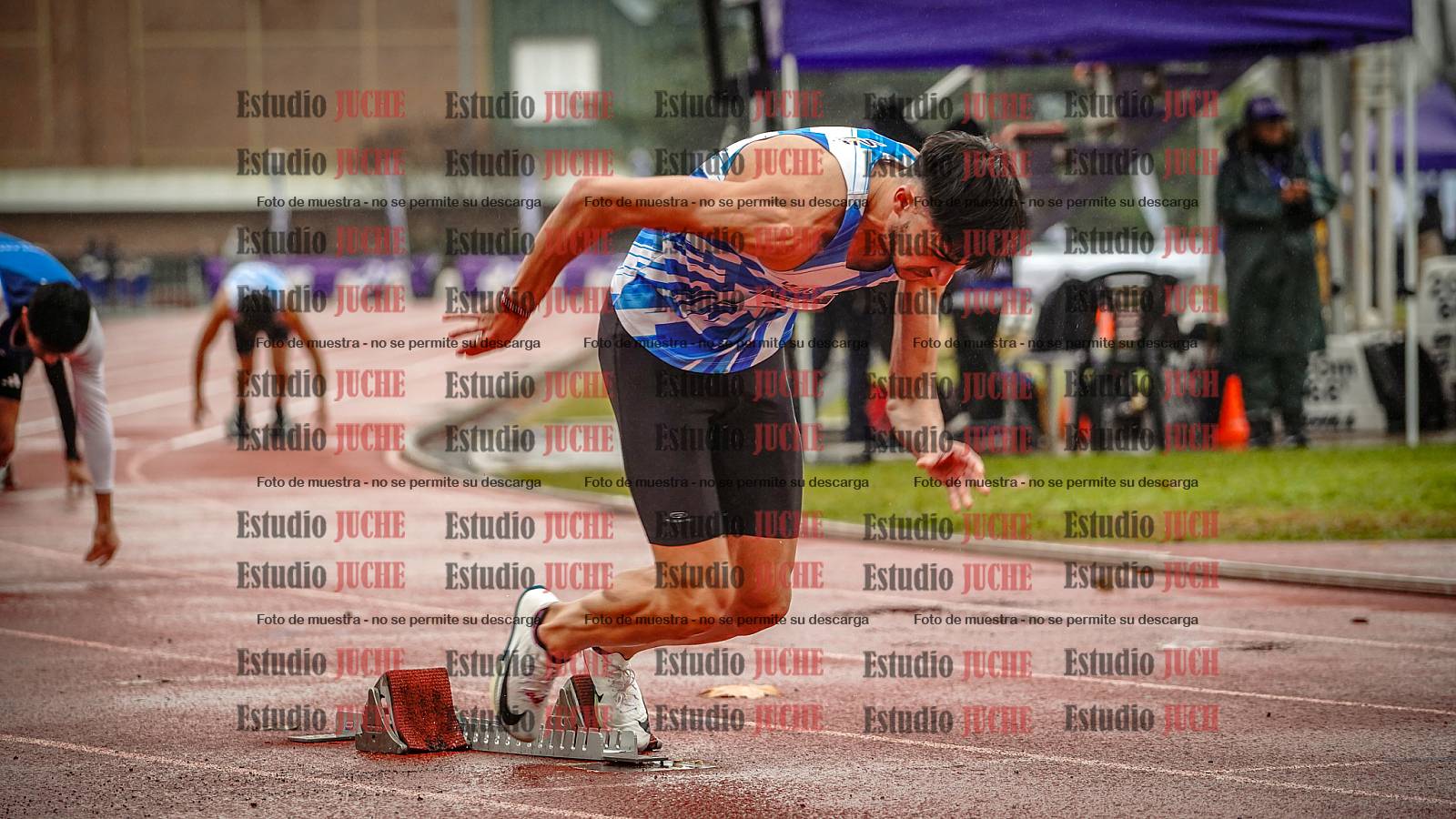 Fotos de los 400 m de varones - FINAL