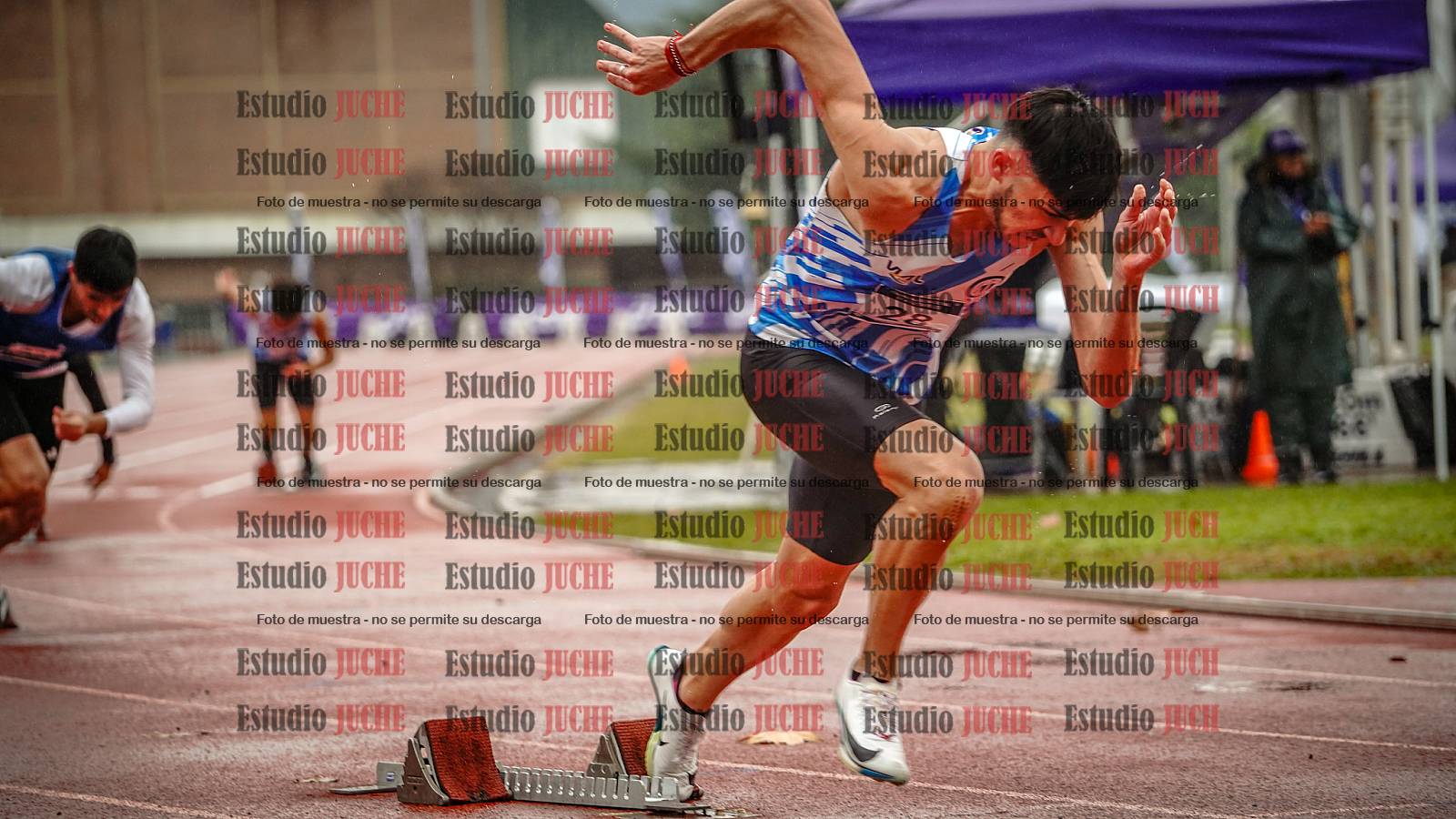 Fotos de los 400 m de varones - FINAL