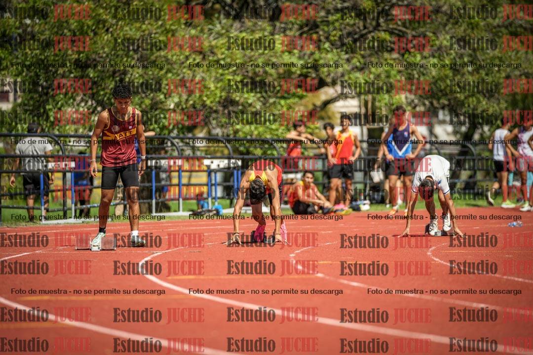 Fotos de los 200 m llanos de varones