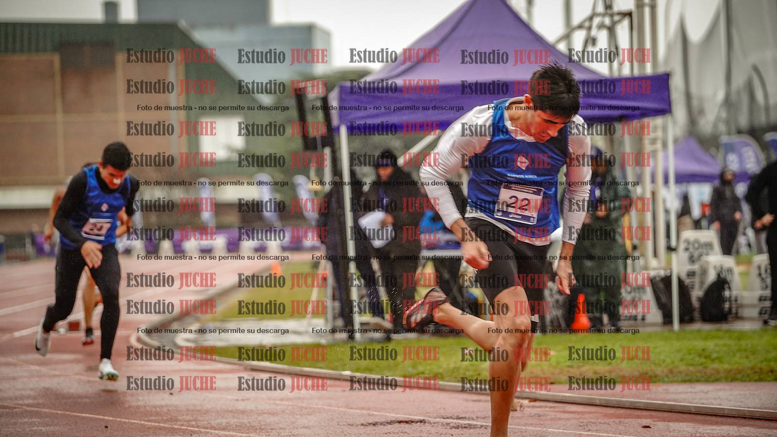 Fotos de los 400 m de varones - FINAL