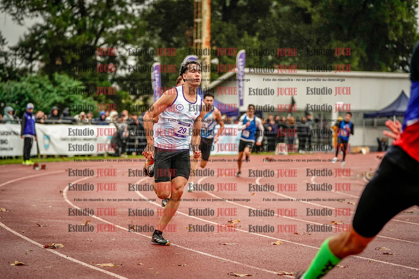 Fotos de los 400 m de varones - FINAL