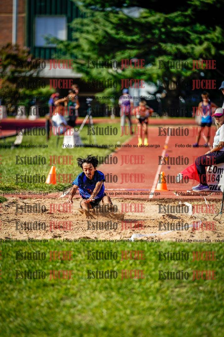 Fotos del salto en largo de varones