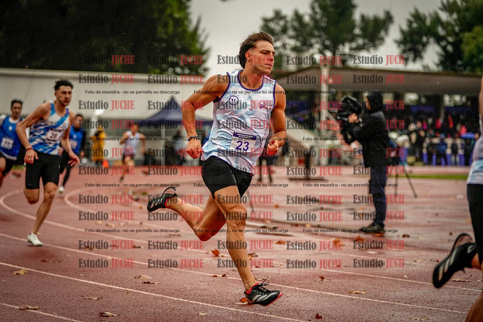 Fotos de los 400 m de varones - FINAL