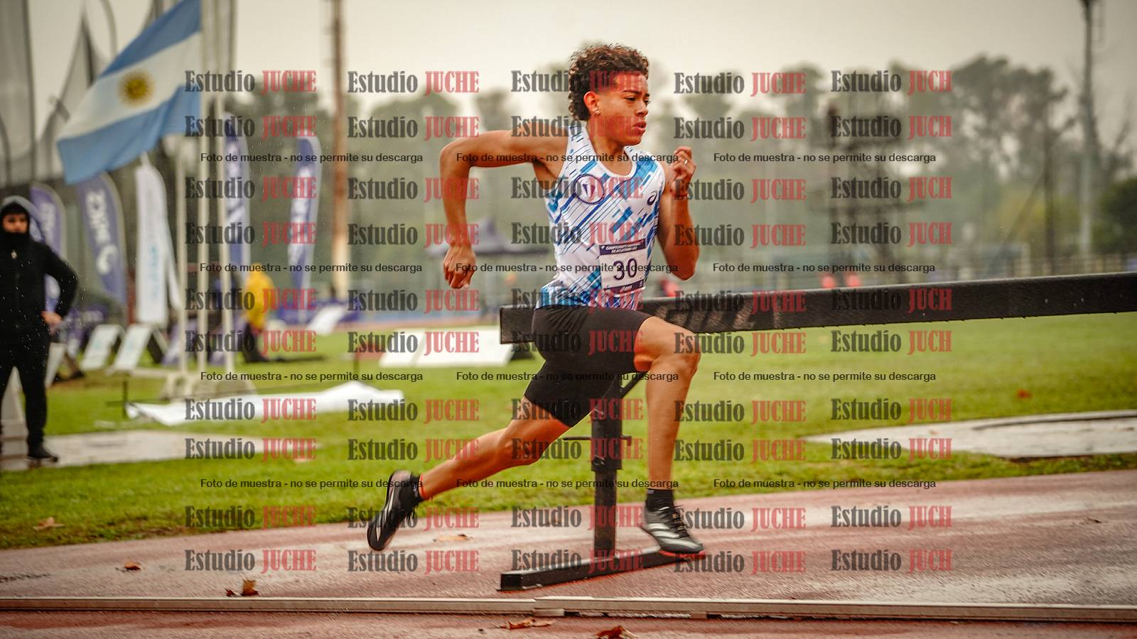 Fotos de los 400 m de varones - FINAL