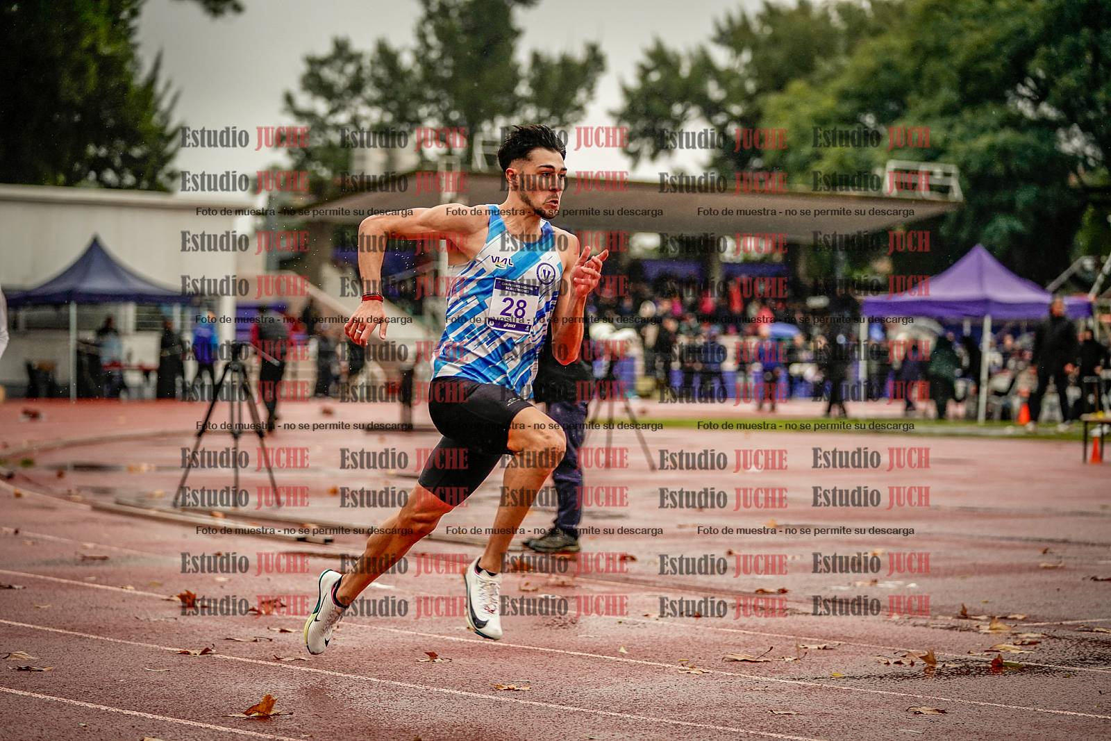 Fotos de los 400 m de varones - FINAL