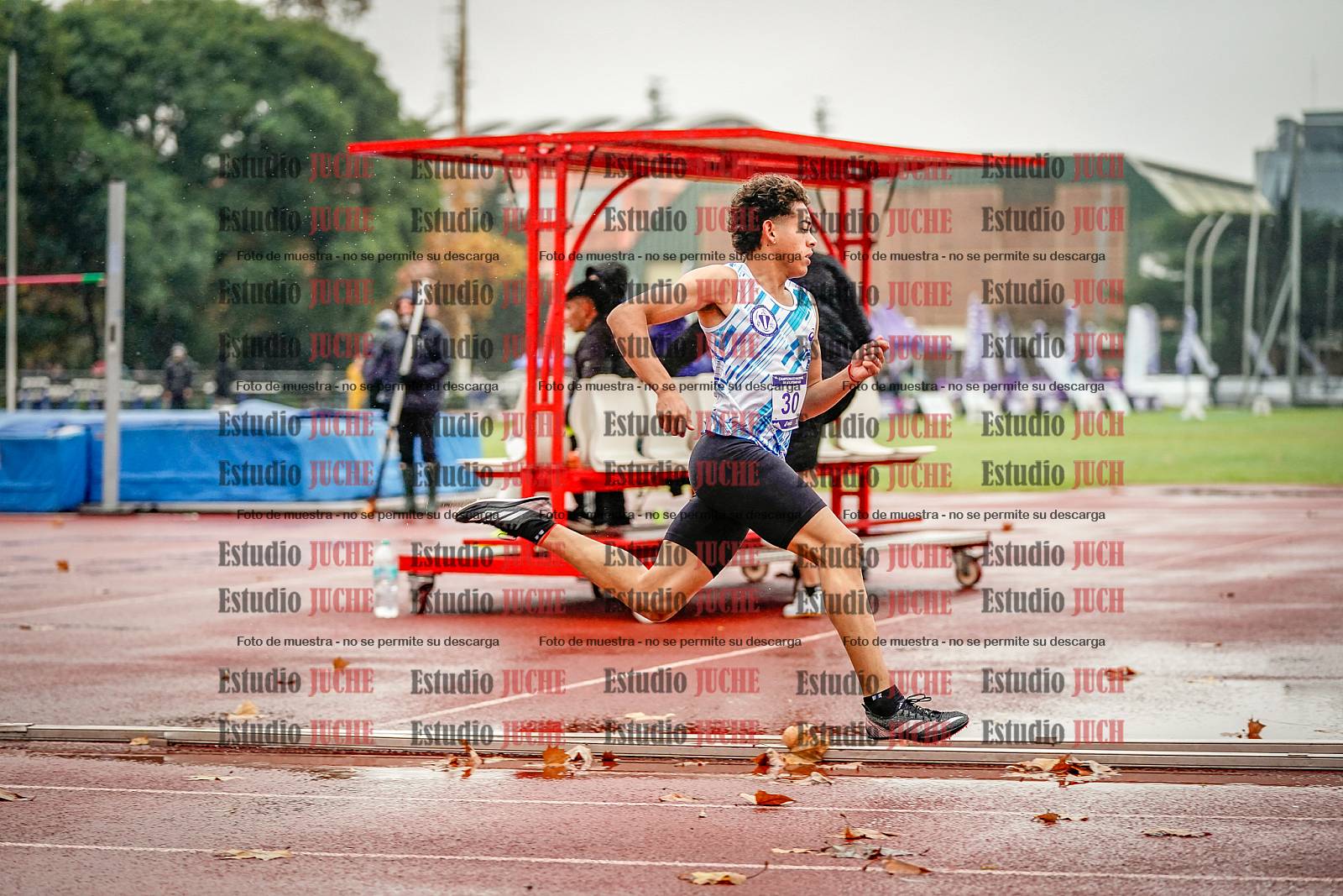 Fotos de los 400 m de varones - FINAL