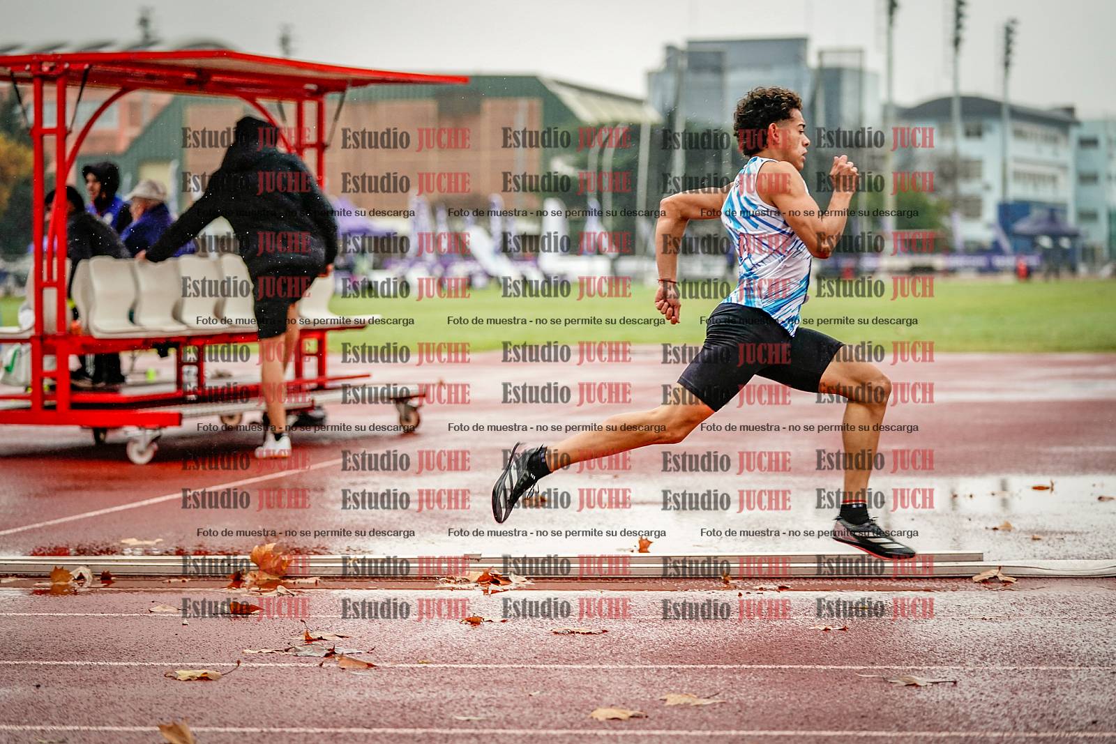 Fotos de los 400 m de varones - FINAL
