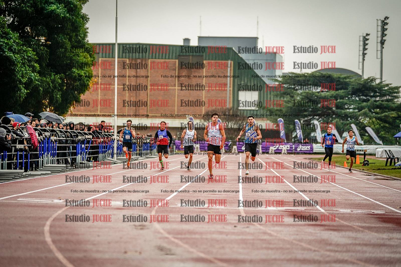 Fotos de los 400 m de varones - FINAL