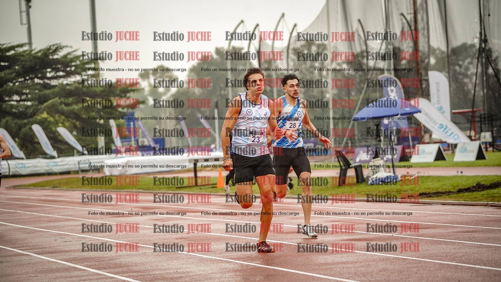 Fotos de los 400 m de varones - FINAL