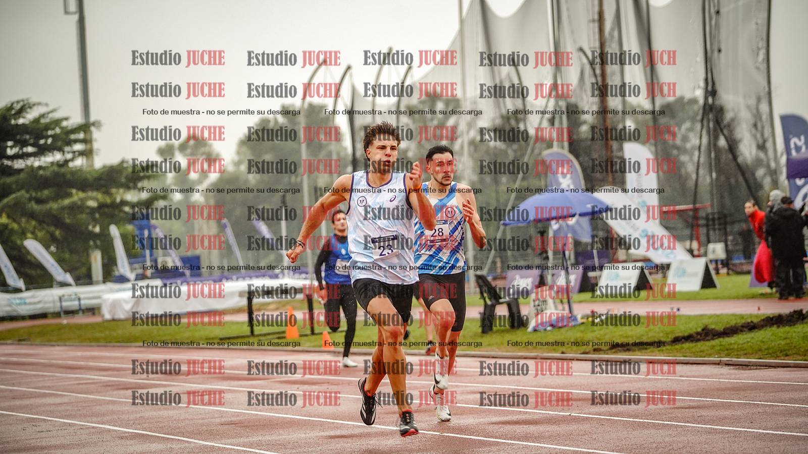 Fotos de los 400 m de varones - FINAL