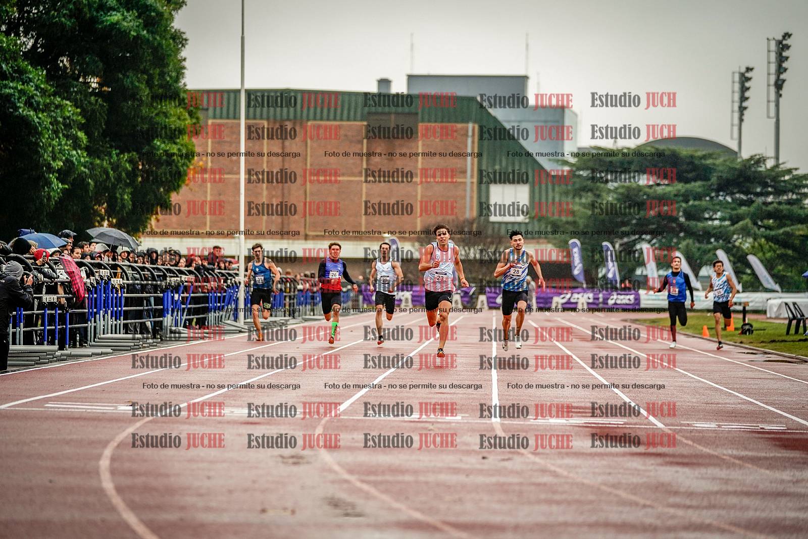 Fotos de los 400 m de varones - FINAL