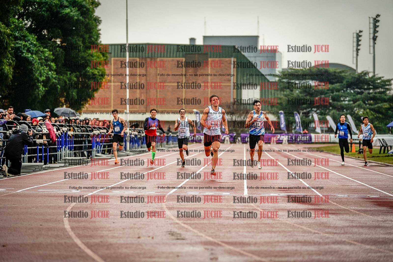Fotos de los 400 m de varones - FINAL